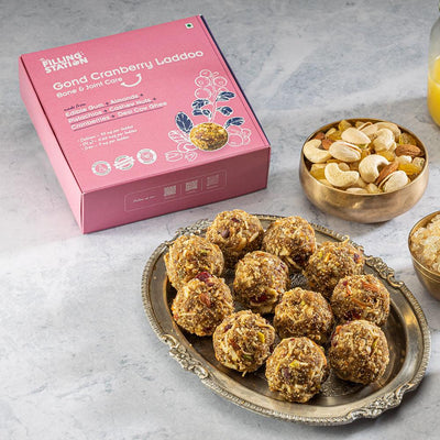 Post Pregnancy Care Laddoo Combo - Panjiri Bajra & Gond Cranberry (500 Gm)